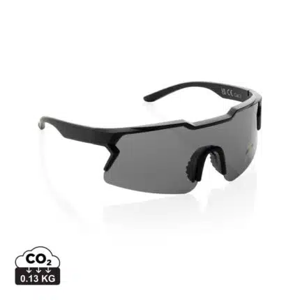 Lunettes à soleil durables couleur noir en rPCde la marque XD Collection