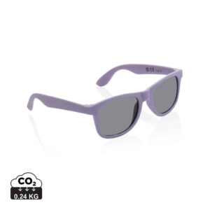 Lunettes à soleil durables couleur violet en Polypropylène recycléde la marque XD Collection