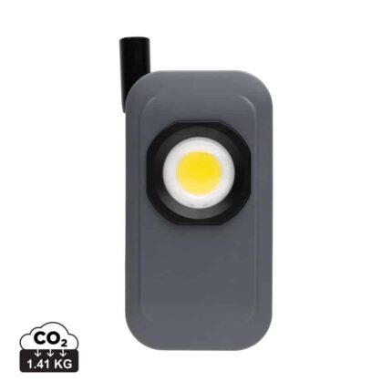 Lampe de travail durables couleur gris en ABS recycléde la marque GearX