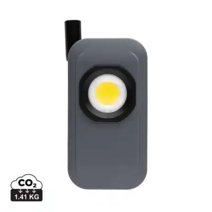 Lampe de travail durables couleur gris en ABS recycléde la marque GearX