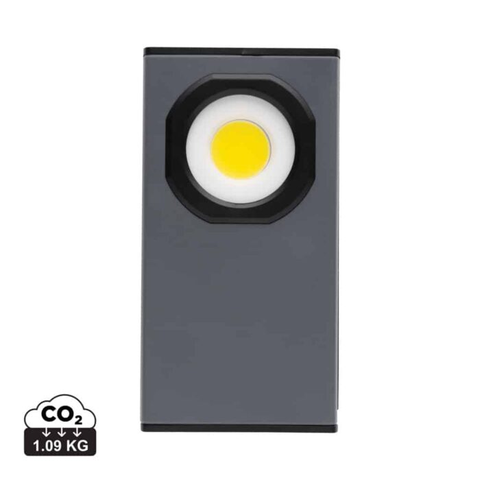 Lampe de travail durables couleur gris en ABS recycléde la marque GearX