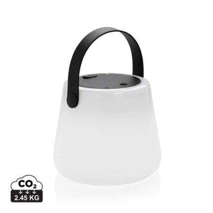 Lampes de table durables couleur blanc en PE recyclé