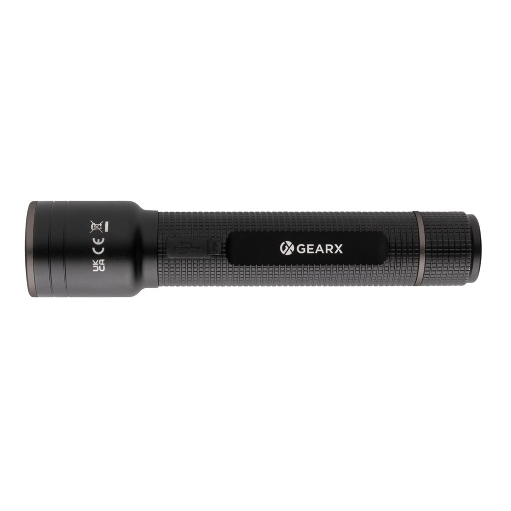 P513.921__B_2__e2b3604840d244039ea89814648d1cb0 Lampe torche 10W rechargeable par USB en alu RCS Gear X – Image 3