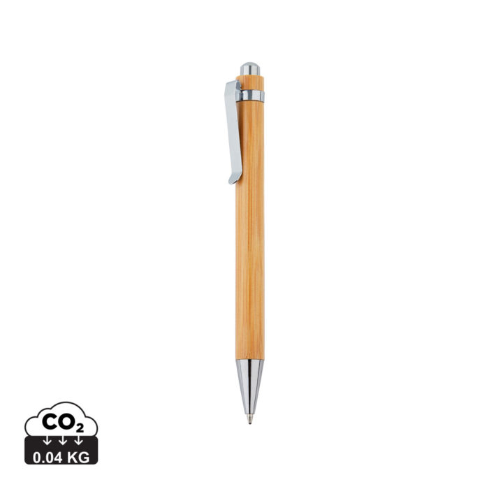 Stylos éco  couleur marron en Bambou
