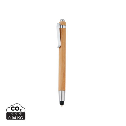 Stylos en métal  couleur marron en Bambou