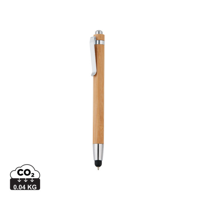 Stylos en métal  couleur marron en Bambou