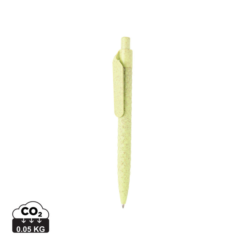 Stylos éco  couleur vert en Paille de blé