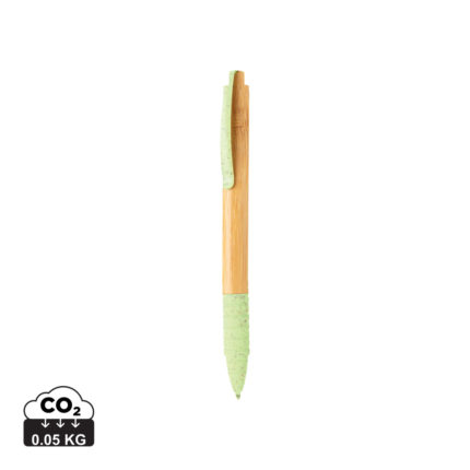 Stylos éco  couleur vert en Bambou