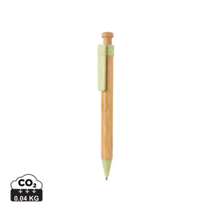 Stylos éco  couleur vert en Bambou