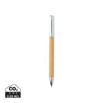 Stylos éco  couleur marron en Bambou
