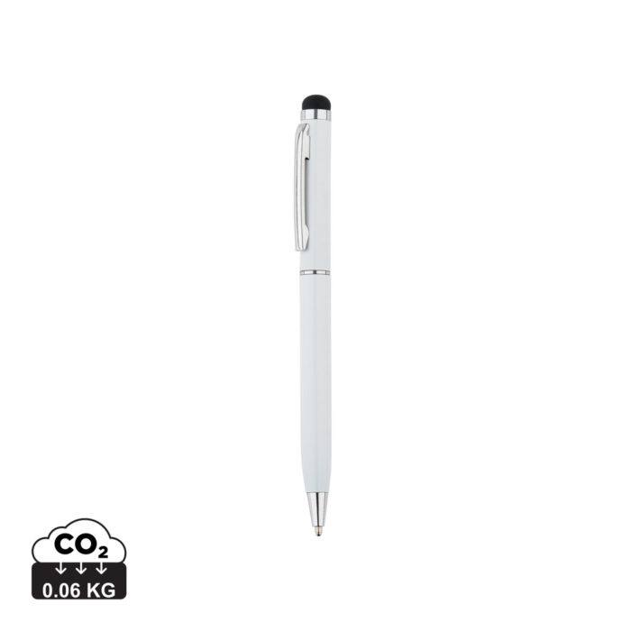 Stylos en métal  couleur blanc en Aluminium