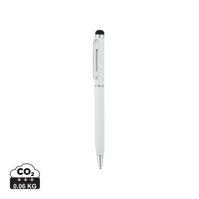 Stylos en métal  couleur blanc en Aluminium