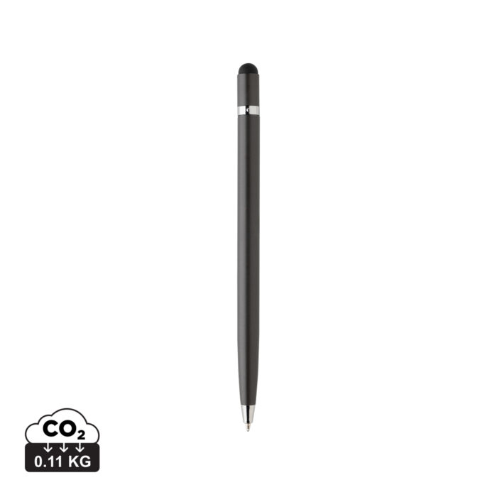 Stylos en métal  couleur gris en Aluminium