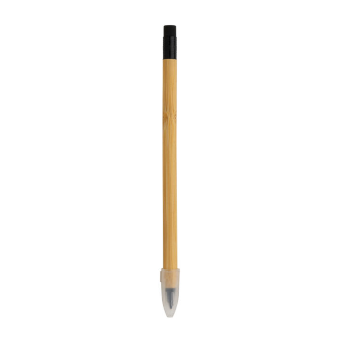 Crayon infini en bambou avec gomme – Image 3