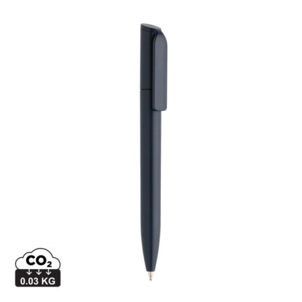 Stylos en plastique durables couleur bleu marine en ABS recycléde la marque XD Collection