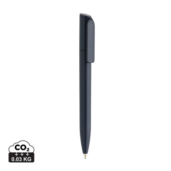Stylos en plastique durables couleur bleu marine en ABS recycléde la marque XD Collection