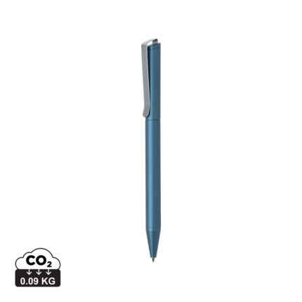 Stylos en métal durables couleur bleu royal en Alliage d'aluminium recyclé