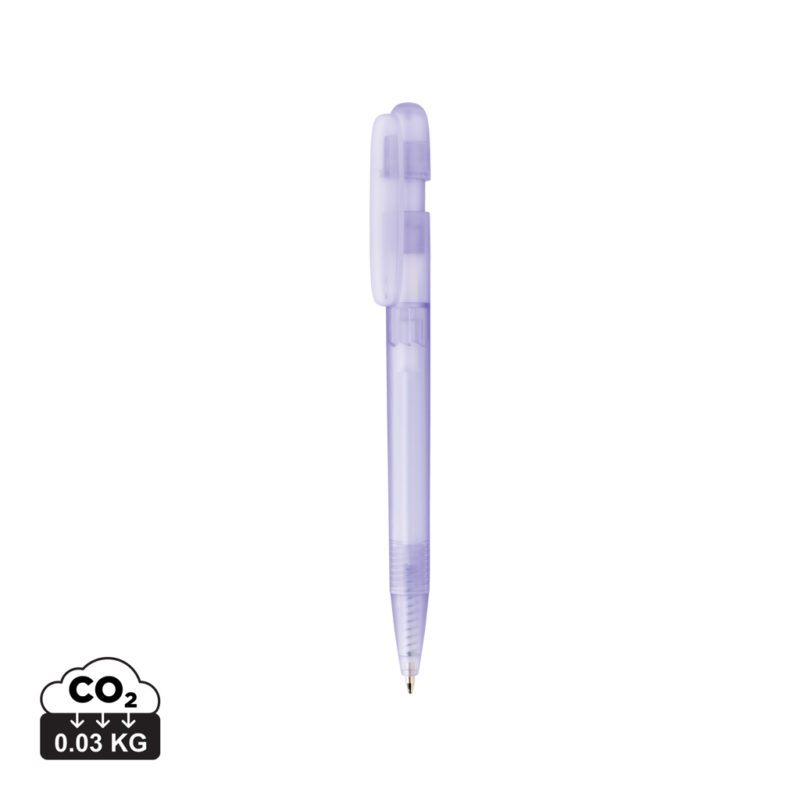 Stylos en plastique durables couleur violet en ABS recycléde la marque XD Collection