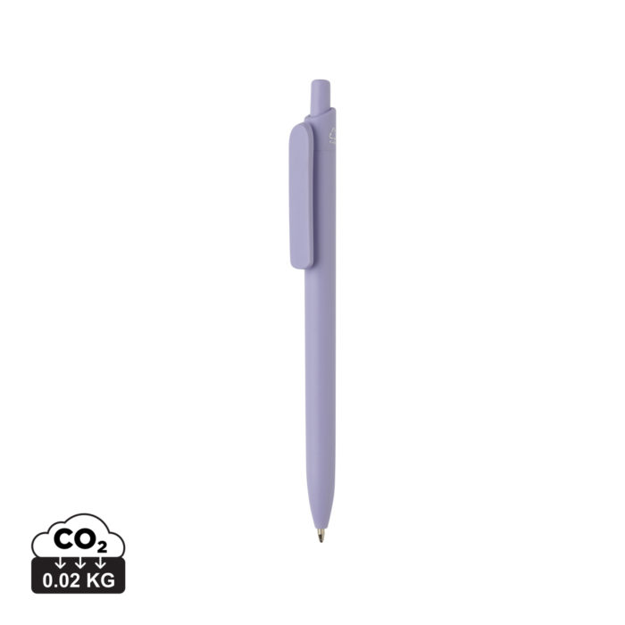 Stylos en plastique durables couleur violet en ABS recyclé