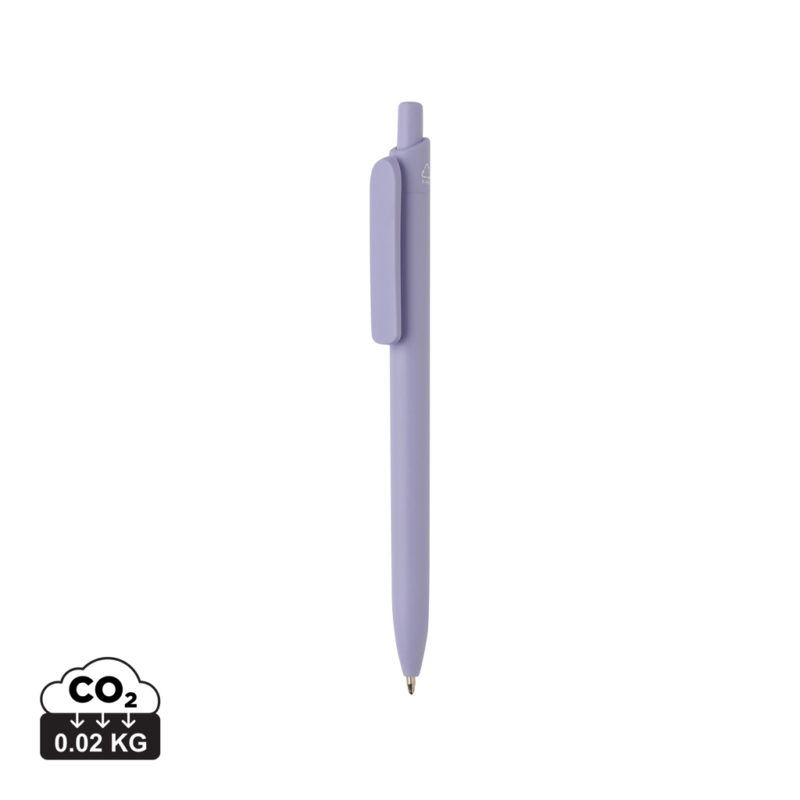 Stylos en plastique durables couleur violet en ABS recyclé