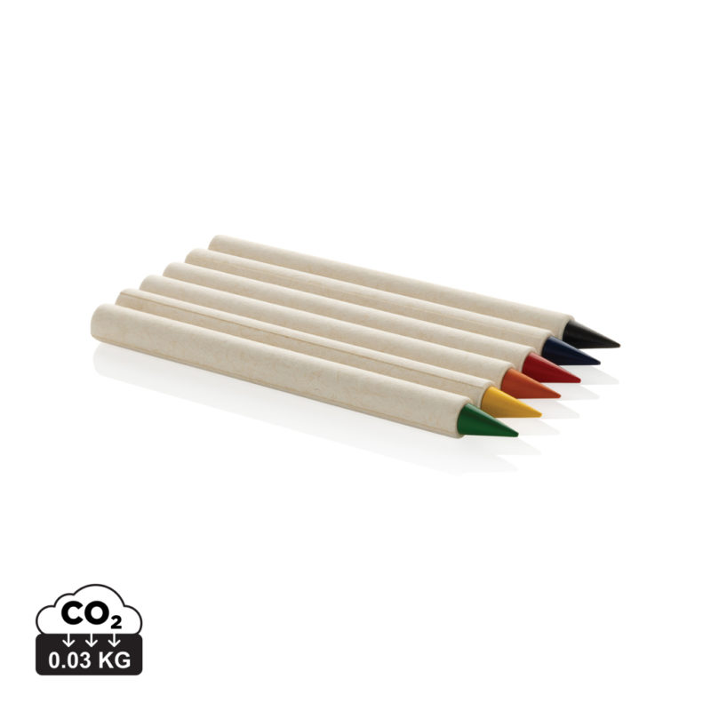 Crayons durables couleur blanc en Papier