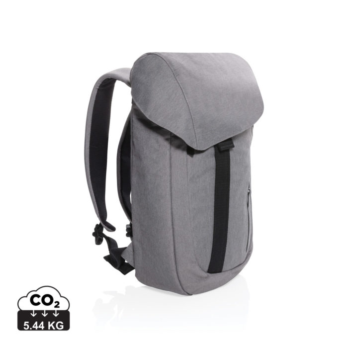 Sac à dos ordinateur  couleur gris en rPET