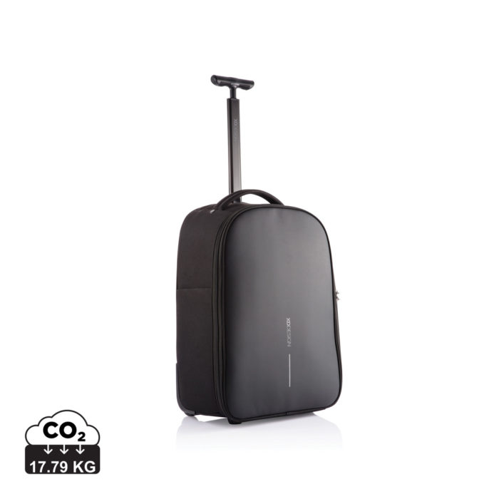 Sacs à dos trolley durables couleur noir en rPET