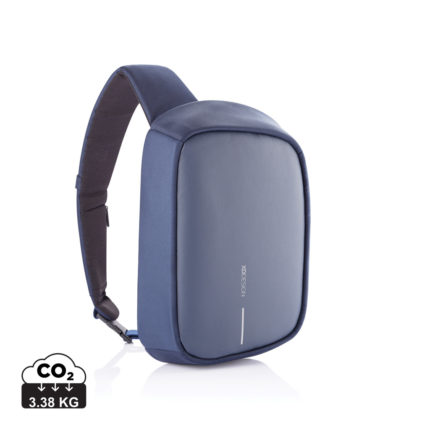 Sacs à bandoulière durables couleur bleu marine en rPET