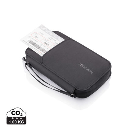 Accessoires de Voyage durables couleur noir en rPET
