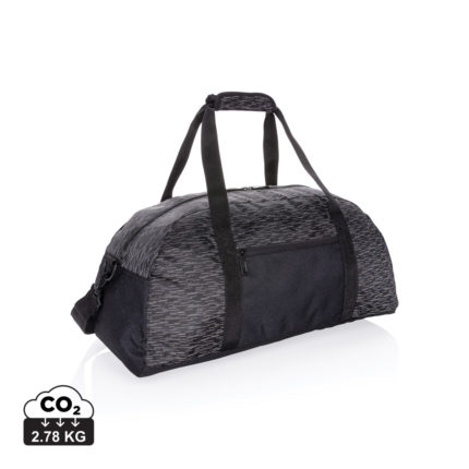 Sacs weekend sport durables couleur noir en rPETde la marque XD Collection