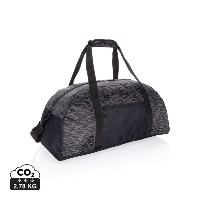 Sacs weekend sport durables couleur noir en rPETde la marque XD Collection