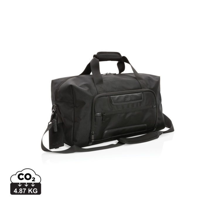 Sacs weekend sport durables couleur noir en rPET