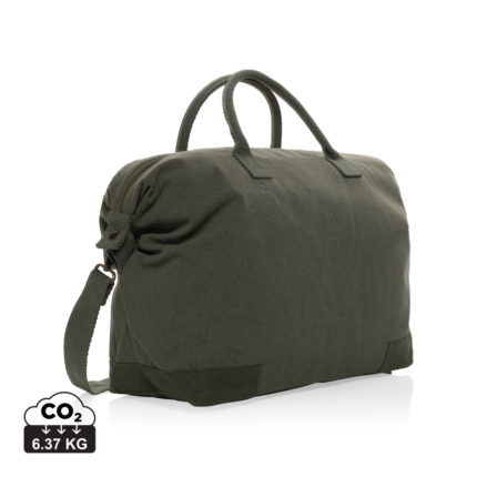 Sacs weekend sport durables couleur vert en Toile recycléde la marque XD Collection