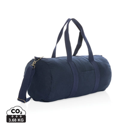 Sacs weekend sport durables couleur bleu marine en Toile recycléde la marque XD Collection