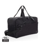 Sacs weekend sport durables couleur noir en rPET
