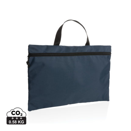Sacoches d'affaires durables couleur bleu marine en rPET