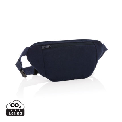 Sacs à bandoulière durables couleur bleu marine en Toile recycléde la marque XD Collection