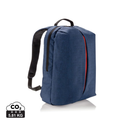 Sac à dos ordinateur  couleur bleu en Polyester
