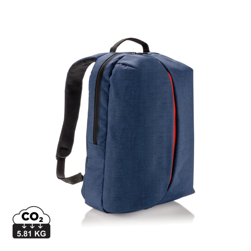 Sac à dos ordinateur  couleur bleu en Polyester