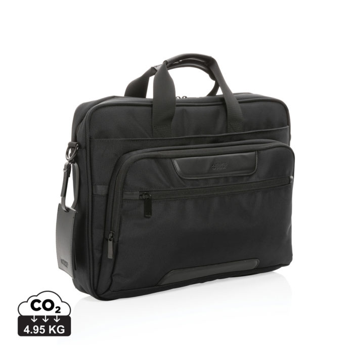Sacs ordinateur Executive durables couleur noir en rPET