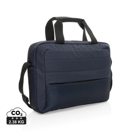Sacs ordinateur Executive durables couleur bleu marine en rPET