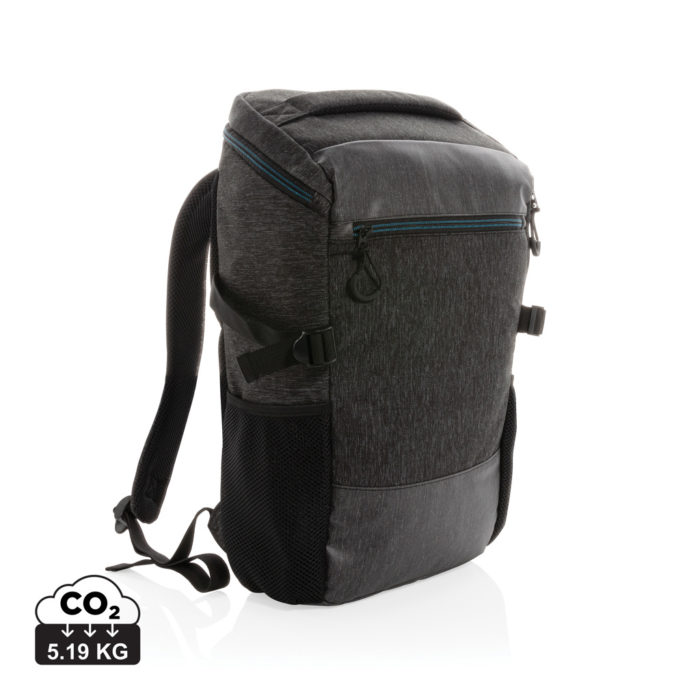 Sac à dos ordinateur  couleur noir en Polyesterde la marque XD Collection