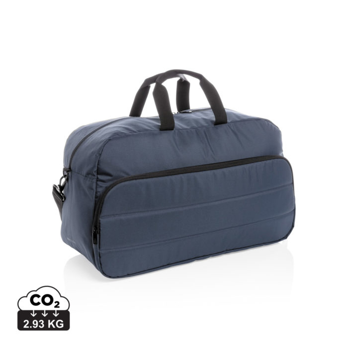 Sacs weekend sport durables couleur bleu marine en rPETde la marque XD Xclusive