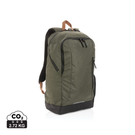 Sacs à dos basic durables couleur vert en rPET