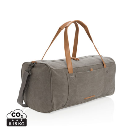Sacs weekend sport  couleur gris en Toile