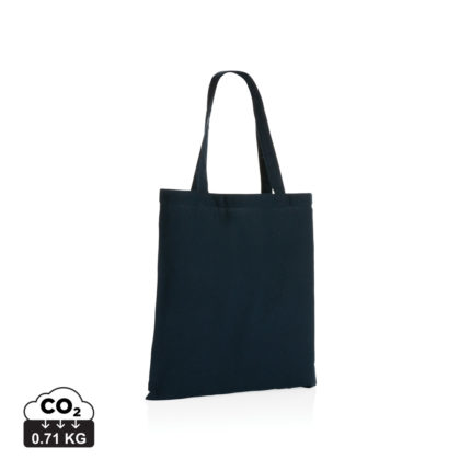 Sacs shopping durables couleur bleu marine en Coton recycléde la marque XD Collection