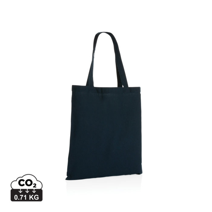 Sacs shopping durables couleur bleu marine en Coton recycléde la marque XD Collection