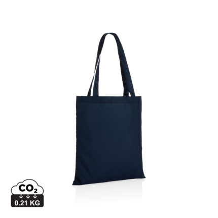 Sacs shopping durables couleur bleu marine en rPETde la marque XD Collection