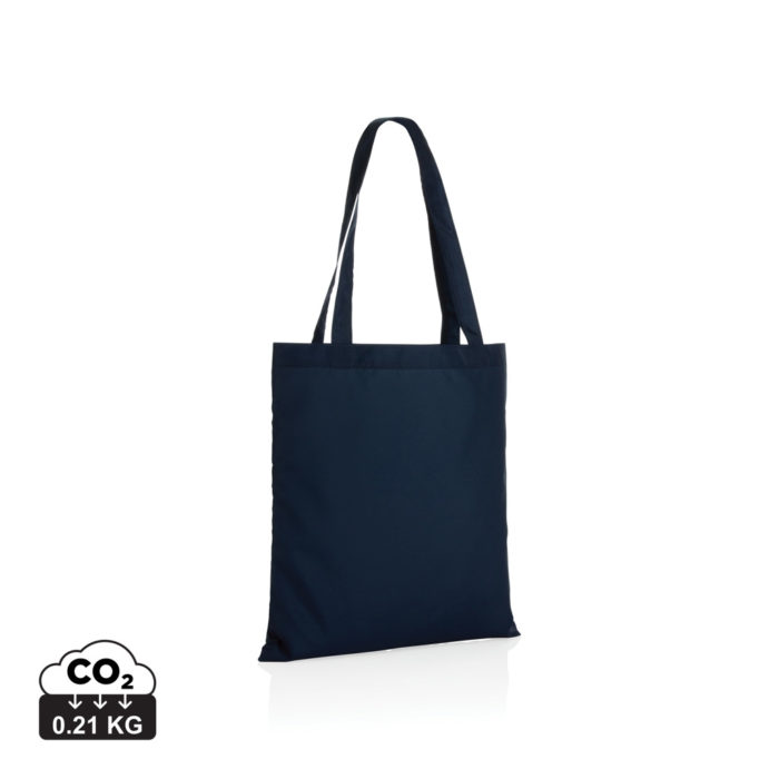 Sacs shopping durables couleur bleu marine en rPETde la marque XD Collection