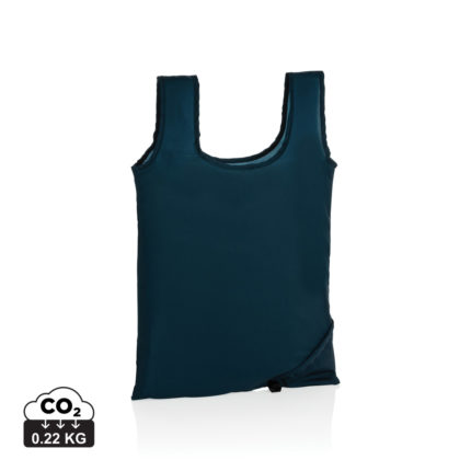 Sacs shopping durables couleur bleu marine en rPETde la marque XD Collection